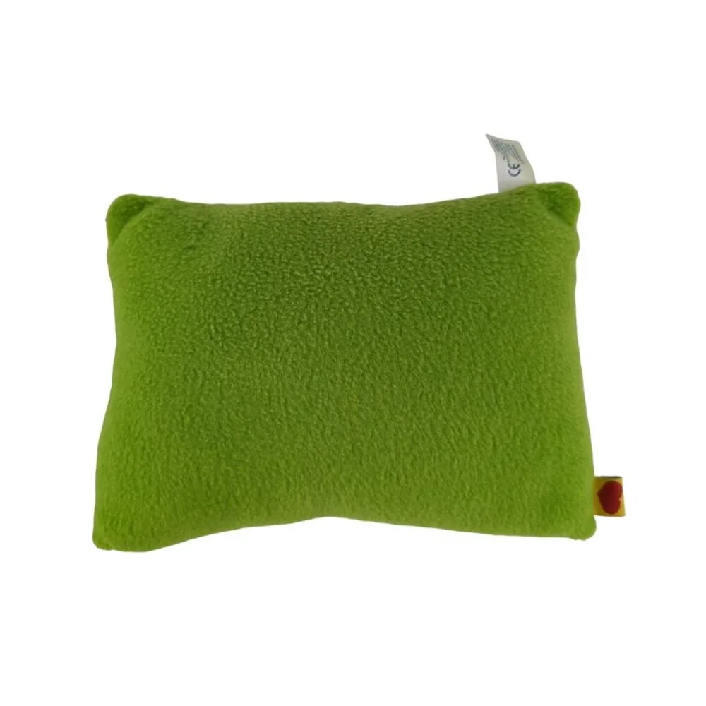 Build A Bear Green Blanket & Pillow Bedding Pink Polka‎ Dot Hearts Fleece BABW